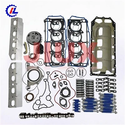 Pecyn Cadwyn Amseru Rhannau Injan Gêr VVT Ailwampio Pecyn Gasged Pen Silindr Set Gasged Is ar gyfer CHRYSLER JEEP Dodge 5.7/6.4 53022317AC 53022115AH